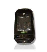 Samsung M5650 Kasa Samsung Galaxy M5650 Uyumlu Siyah Renk Orta Kasa Ön Arka Kapak Tuş Takımı