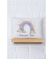 Pia Baby Premium %100 Pamuk İsme Özel Kız Bebek Yastık Kılıfı 35*45 cm 5075-12