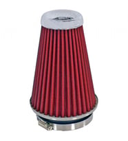 Carub Ses & Performans Arttırıcı Açık Hava Filtresi Uzun Tip Kırmızı +6 Hp Aparatlı Üniversal