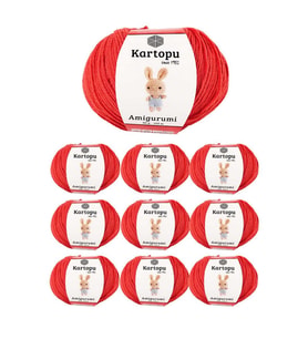 10 Adet Amigurumi El Örgü İpi 50gr 1170