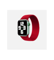 Apple Watch 38mm Uyumlu Kordon Hasır Örgü Esnek KRD-32 Small Kayış