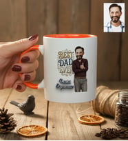 Kişiye Özel Karikatürlü Best Dad Ever Babaya Hediye Kupa Bardak Babalar Günü Hediyesi