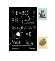 Nevrotik Bir Gezegenden Notlar 9786051981086 - Domingo - Matt Haig (2 NOT DEFTERLİ) (Renksiz)