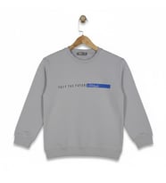 Erkek Çocuk Önü Baskılı Sweatshirt BGL-ST05235 (Gri)