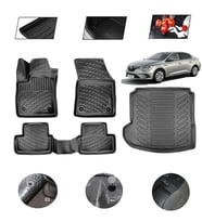 Renault Megane 4 Sedan Sol Kulaklı 2023 Model 4D Bagaj Paspas Set