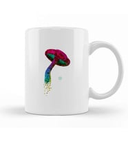 Psilocybe Mushroom 002 Kupa Bardak Porselen