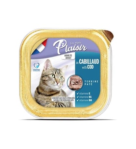 Plaisir Pate Ezme Morina Balıklı Kısırlaştırılmış Kedi Konservesi 100gr