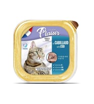 Plaisir Pate Ezme Morina Balıklı Kısırlaştırılmış Kedi Konservesi 100gr
