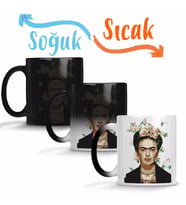 Frida Kahlo 8 Sihirli Kupa Bardak Porselen