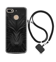 General Mobile GM8 Go GM9 GM20 Pro Plus Kılıf Boyun Askılı Silikon Black Fox 1325
