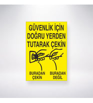 Güvenlik İçin Doğru Yerden Tutarak Çekin