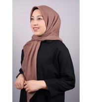 Düz Renk Kraş Bambu Eşarp - Desen-01 - Renk-03