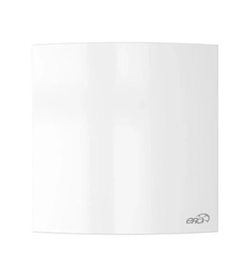 Ayas 100 mm (10 cm) Klapeli Dekoratif Banyo Fanı (QUADRO BEYAZ 4C)
