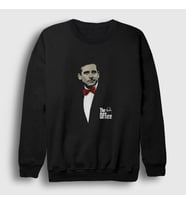 Presmono Unisex Siyah Godfather Michael Scott The Office Sweatshirt 345613tt