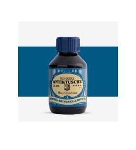 Rohrer & Klingner Antik Mürekkep 28-Modern sanatçılar için profesyonel 100ml 430-mauriziusblau