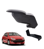 Peugeot 206 2013 Delmesiz Çelik Ayaklı Siyah Kolçak Kol Dayama