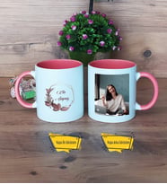 Doğum Günü Hediyesi İsme Özel Kupa Bardak Pembe Fotoğraflı