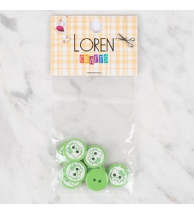 Crafts 8 Li Yeşil Düğme - 589