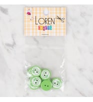 Crafts 8 Li Yeşil Düğme - 589