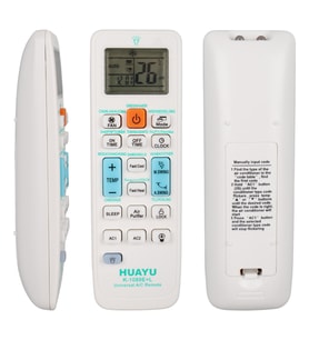 Huayu K-1089E+L Üniversal Akıllı Klima Kumandası LED Işıklı ve Geniş Uyumluluk