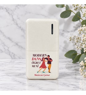 Modern Dans Öğretmenine İsme Özel Powerbank