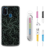 Samsung M21 M22 M23 M30 M31S M32 Kılıf Kablo Koruma Spiral Silikon Sarmaşıklar 1675