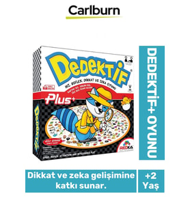 Zeka Geliştirici Oyun Eğitici Öğretici Okuma Yazma El Göz Koordinasyonu Dedektif Plus Oyunu