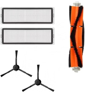 Dreame Vacuum Mop F9- Mi Vacuum Mop 1c - Vacuum Mop 2c-Vacuum Mop 2 Ultra Uyumlu Hepa Filtre,Fırça yedek Parça Seti-Siyah 5 Parça