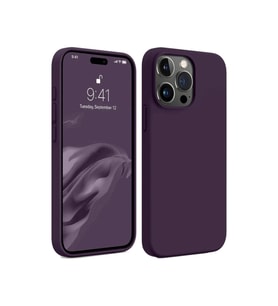 Northcity First Serisi Silikon Kılıf - iPhone 15 Pro Max Mürdüm (Ultra ince ve Premium Koruma)