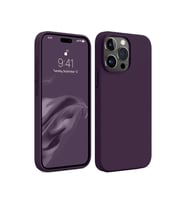 Northcity First Serisi Silikon Kılıf - iPhone 15 Pro Max Mürdüm (Ultra ince ve Premium Koruma)