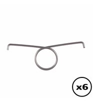 6 ADET Playstation 5 L2 R2 Tetik Yayı PS5 Kol Tamir PS5 Uyumlu Orjinal PS5 Yay Spring Yedek Parça (Gümüş)