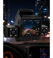 Araç İçi Güvenlik Kamerası 4 Lensli Full HD Kayıt Destekli Sistem