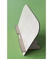 Masa Düzeni ve Şıklık İçin Desenli Ahşap MDF Tablet ve Telefon Standı