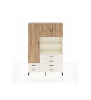 Arges Dolap 8 Raflı 6 Çekmeceli 3 Kapaklı 132x30x195 Aytaşı-Çam/Aytaşı