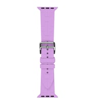 Vendas Apple Watch 38mm Uyumlu Kademe Ayarlı Silikon Kordon (Lila)