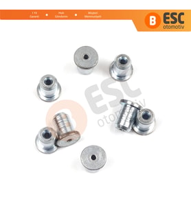 ECR020 Cam Kriko Kablo Halat Uç Pimi Tutma Perçini 8x9.25/1.6 mm mm 100 Adet