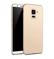 Samsung Galaxy A8 2018 (A530) Premium Silikon Kılıf Gold