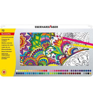 Eberhard Faber Kuru Boya 72 Renk Metal Kutu 
