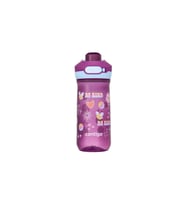 Çocuklar İçin Pembe Tritan Bas İç Kapaklı Suluğu 420ml