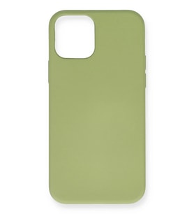 Pilelistore   iPhone 12 Mini Kılıf Nano içi Kadife Silikon - Yeşil