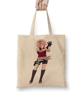 Haruno Sakura Bez Çanta Uzun Saplı