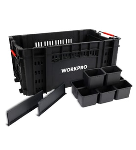 WORKPRO WP283028 46Lt 55,7x32,2x25cm Üstü Açık Profesyonel Takım Çantası