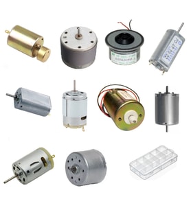 Büyük Tip Elektrik DC Motor Deney Seti Kutulu - 10 Adet (Titreşim ve Oyuncak Motoru Hediyeli)
