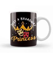 Just Broadway Princess Musical Theatre Actor Actress Acting Kupa Bardak Porselen