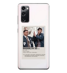 Samsung Galaxy S20 FE Uyumlu Brooklyn 99 Tasarımlı Şeffaf Telefon Kılıfı