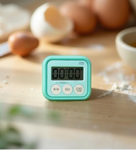 Elektronik Zamanlayıcı – Mıknatıslı ve Katlanabilir Standlı (Yeşil)