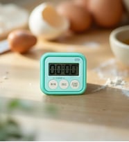 Elektronik Zamanlayıcı – Mıknatıslı ve Katlanabilir Standlı (Yeşil)