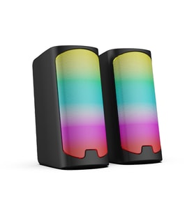 Polosmart PGS403 Kablolu Rainbow Led Aydınlatmalı Gaming Hoparlör Speaker Siyah