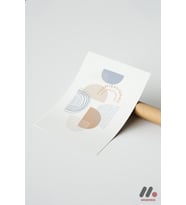 Minimal Soyut Formlar, Çerçevesiz Yüksek Kalite Duvar Afişi - Modern Ev Dekorasyonu