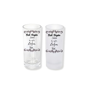 Ghostbastır Design Bak Beyim Buzlu / Buzsuz Seçenekli Rakı Bardağı – 1 Adet Şık Sunum Bardağı 056